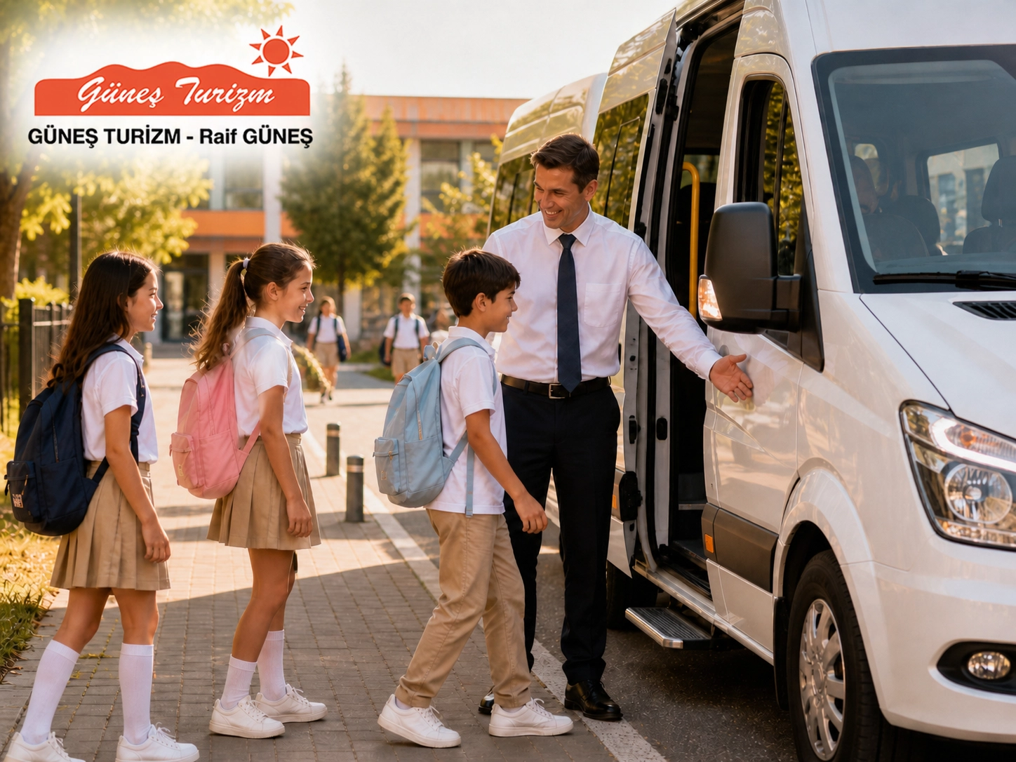 G&uuml;neş Turizm okul servisi